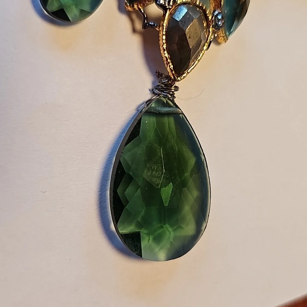 Alexis Bittar Green Stone Necklace - Picture 6 of 6